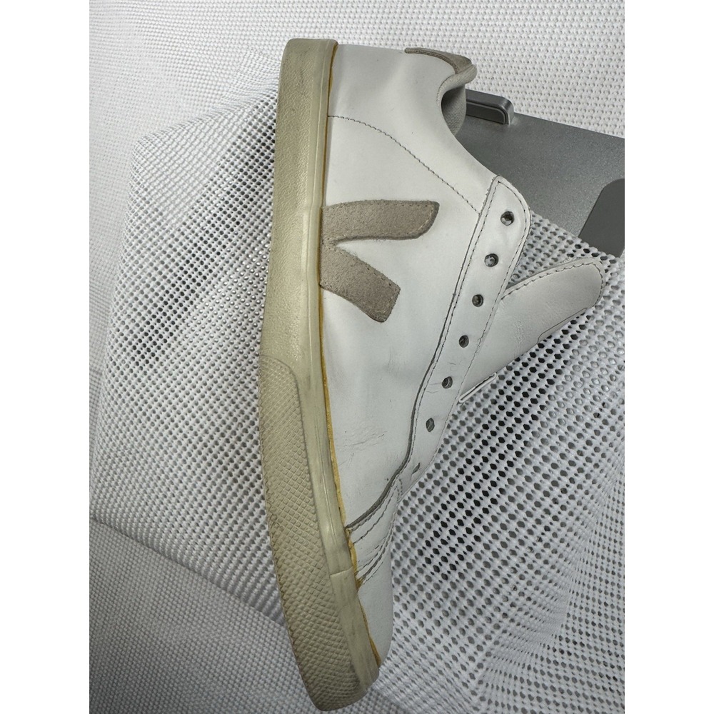VEJA Esplar White Leather Sneakers Womens US 8 EU 39 Low Top EO0202335 - Picture 8 of 16